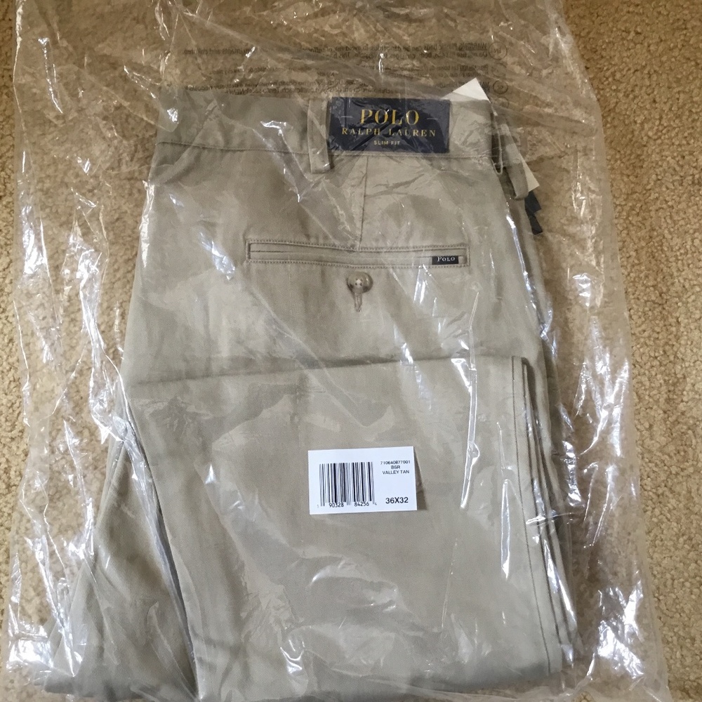Men’s Polo Slim-Fit Chino Pants